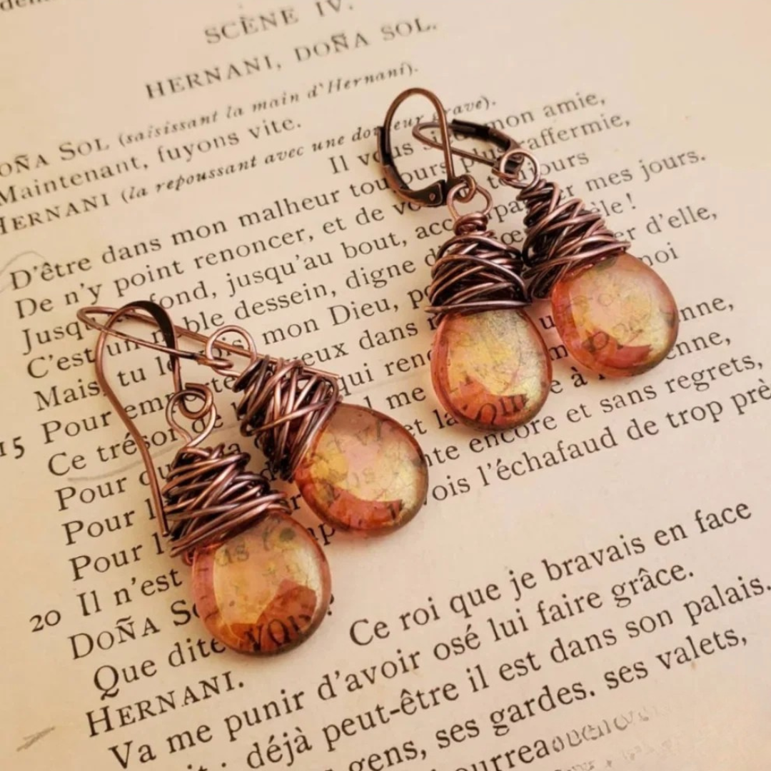 Pendientes Boho Luciérnaga