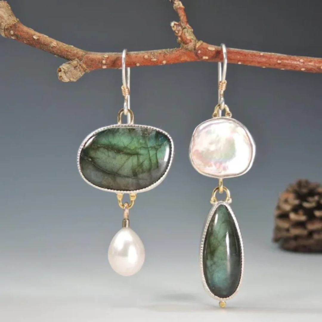Pendientes Vintage con Piedras