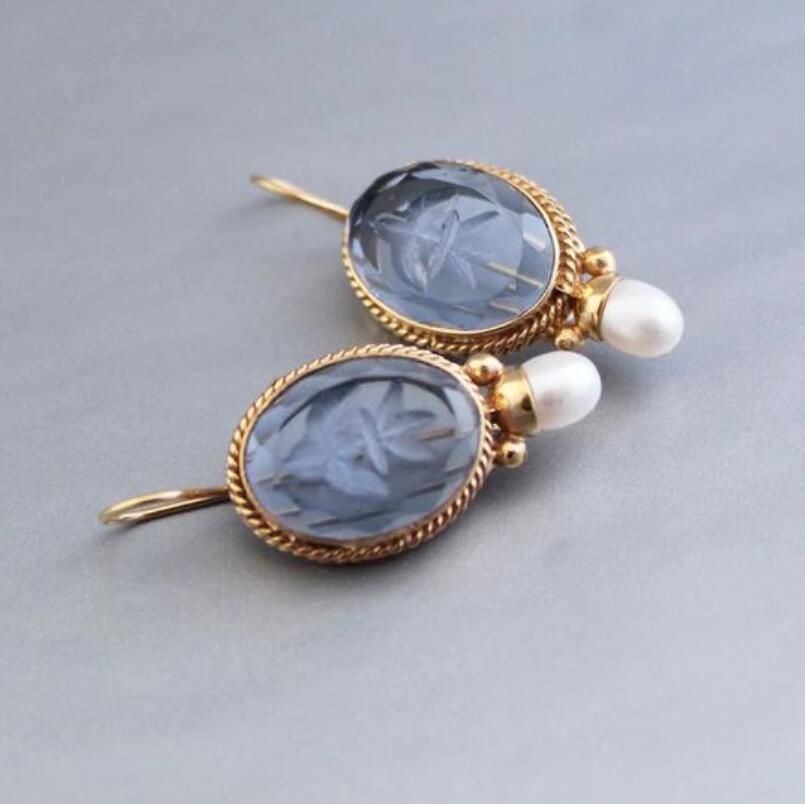 Pendientes Vintage Sophia de Perlas Clásicas