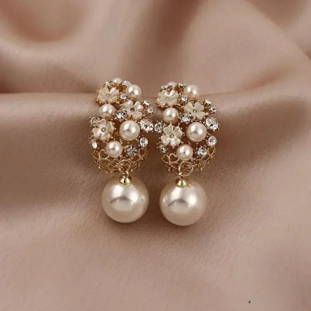 Pendientes Bloem Elegantes con Perla