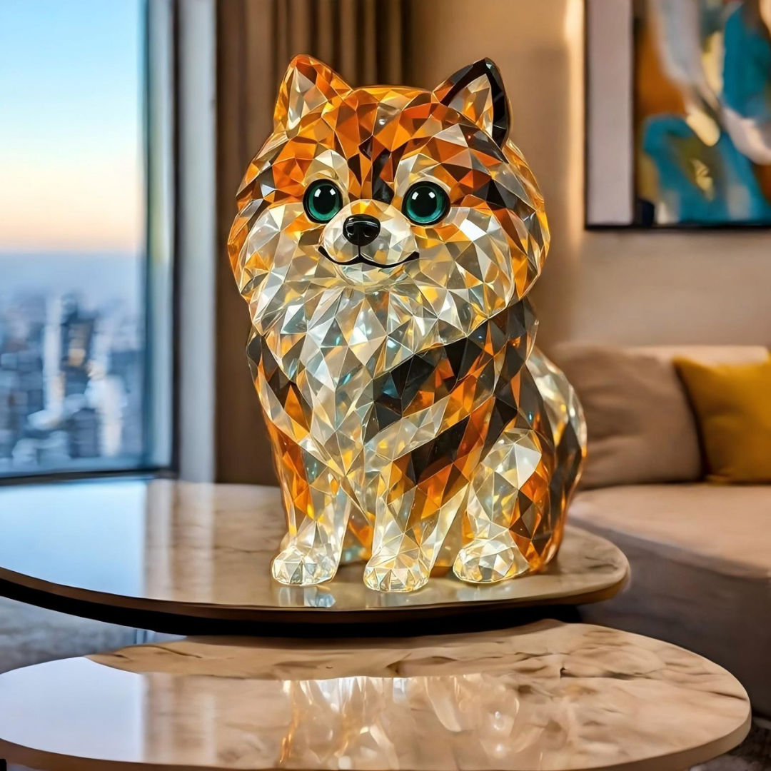 Lámpara de Cristal con Diseño de Pomerania