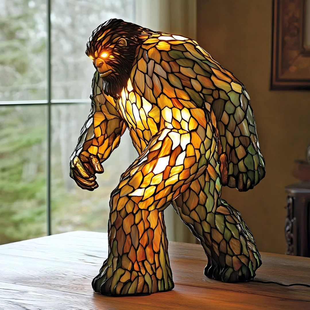 Lámpara Bigfoot con Diseño de Cristal Facetado