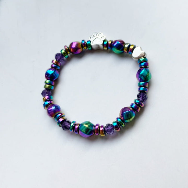 Pulsera Magnética con Diseño de Huella Encantadora