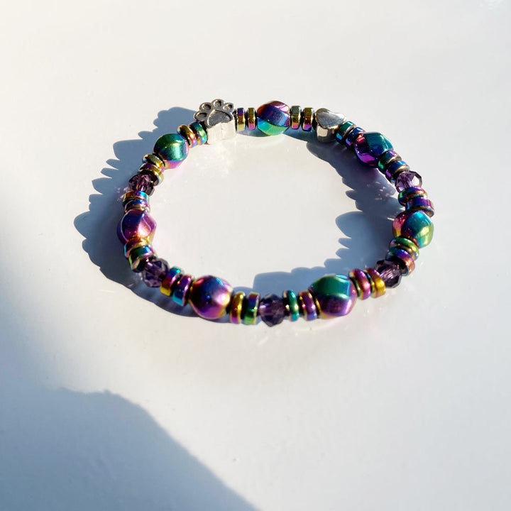Pulsera Magnética con Diseño de Huella Encantadora