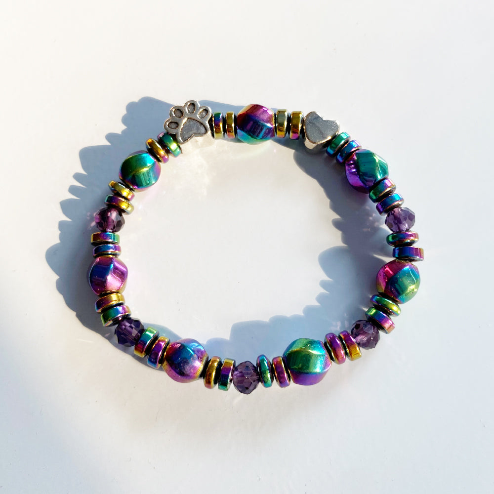 Pulsera Magnética con Diseño de Huella Encantadora