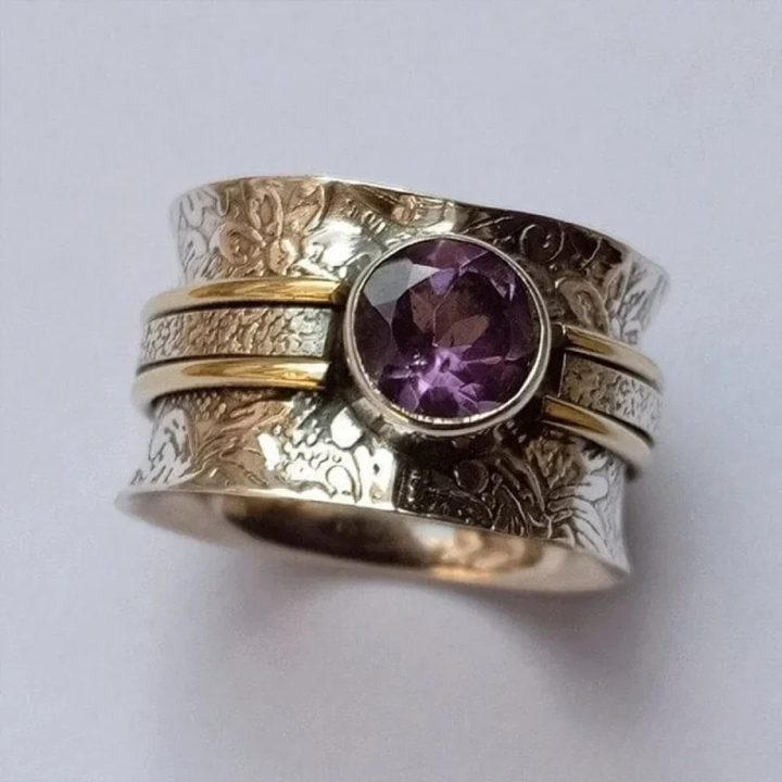 Anillo Bohemio de Cristales para Meditación