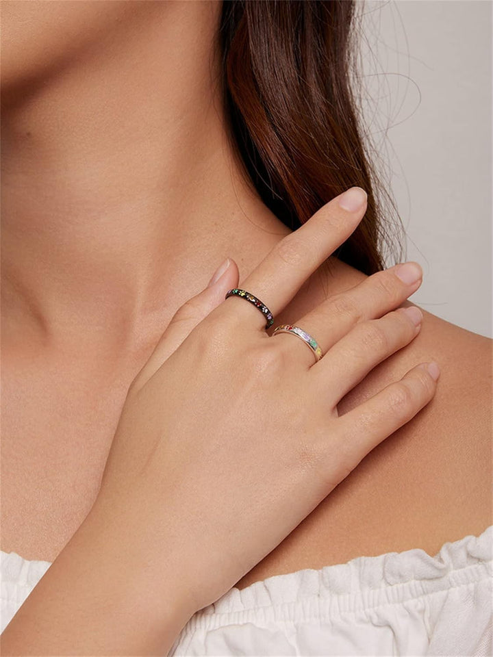 Anillo de Huella en Plata Esterlina S925