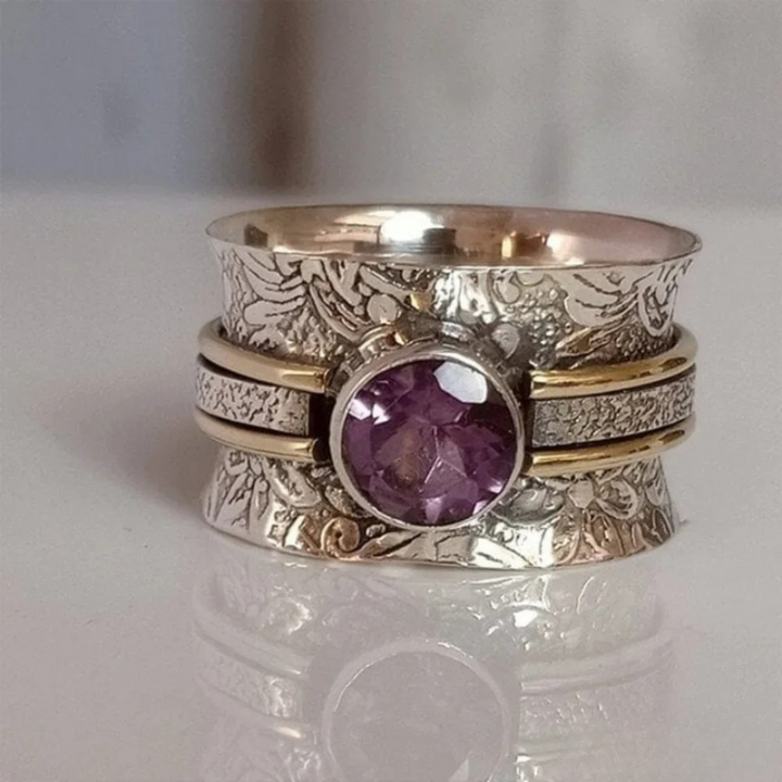 Anillo Bohemio de Cristales para Meditación