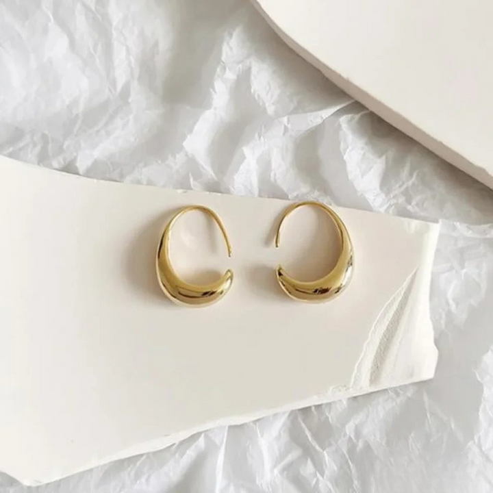 Pendientes Elegantes de Oro y Plata