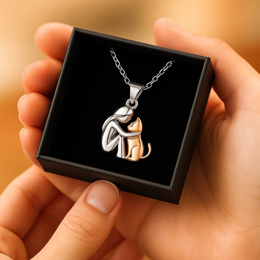 Collar de la Suerte con Diseño de Gato