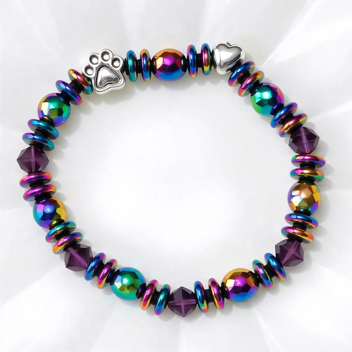 Pulsera Magnética con Diseño de Huella Encantadora