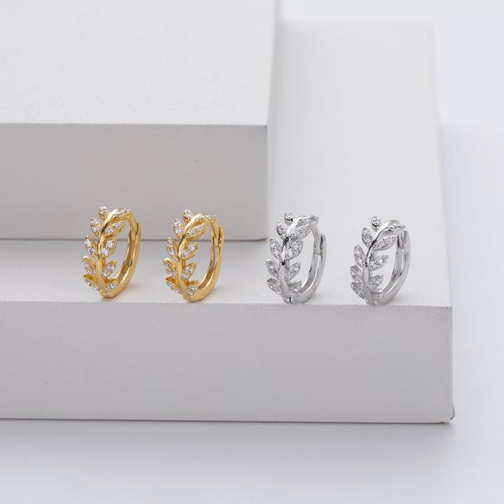 Pendientes de Plata Elegantes con Zircón de Calidad 5A