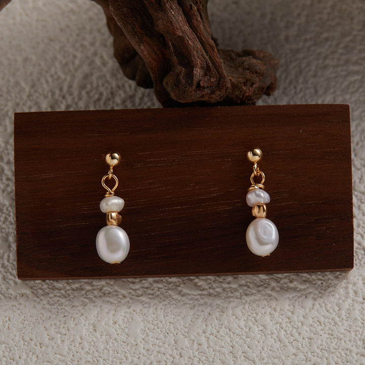 Pendientes de Plata Vintage con Perlas
