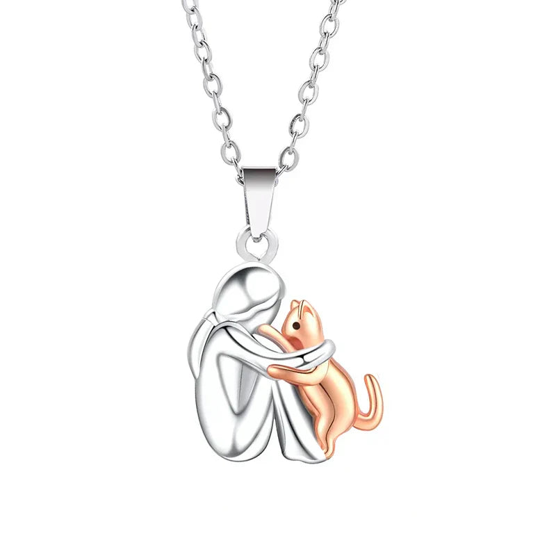 Collar de la Suerte con Diseño de Gato
