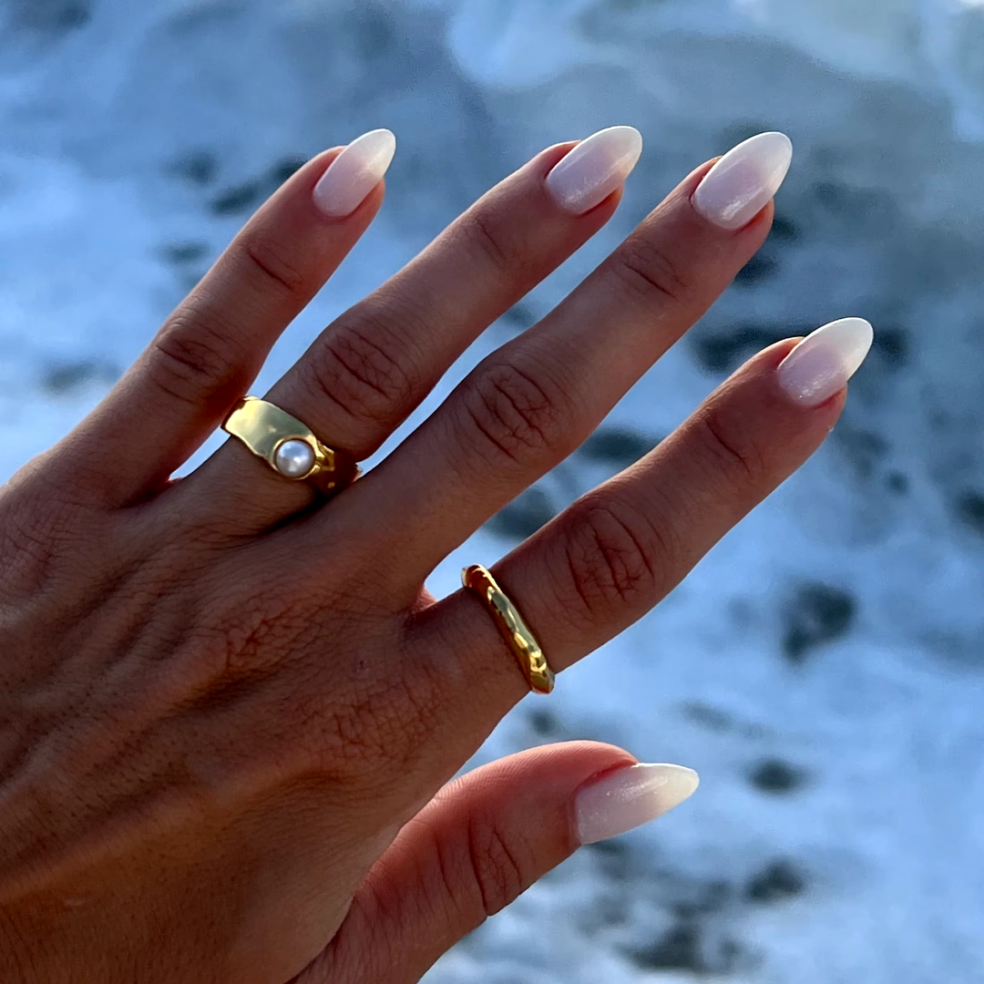 Anillo Vintage con Perla Natural