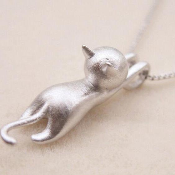 Collar Juguetón para Gato en Plata Esterlina 925