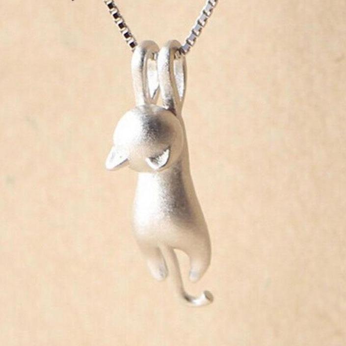 Collar Juguetón para Gato en Plata Esterlina 925